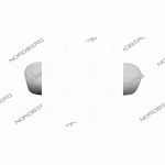 NORDBERG ОПЦИЯ ВСТАВКА X003427 защитная плоская, пластик для 4638E (для головки X000017)