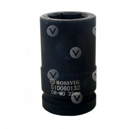 SID060132 Головка торцевая ударная, глубокая ROSSVIK, 1