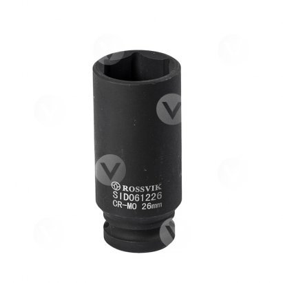 SID061226 Головка торцевая ударная, глубокая ROSSVIK, 1/2