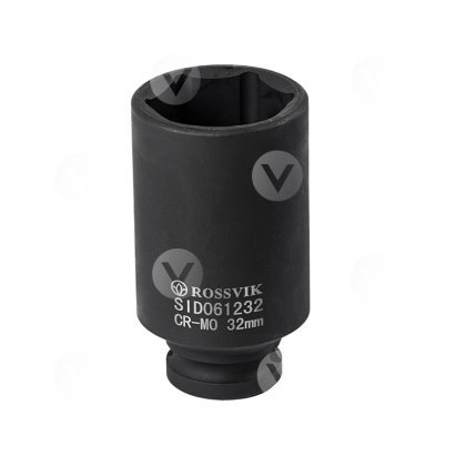 SID061232 Головка торцевая ударная, глубокая ROSSVIK, 1/2
