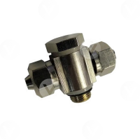 Фитинг двойной (на цилиндр зажима 526U) 6000010 HINGE TEE Ф6 R1/8