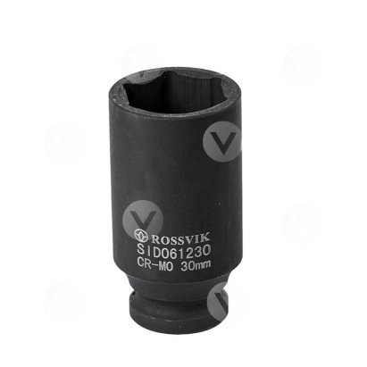 SID061230 Головка торцевая ударная, глубокая ROSSVIK, 1/2